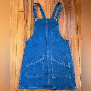 Love, Fire Denim Dress with Stitch Detail